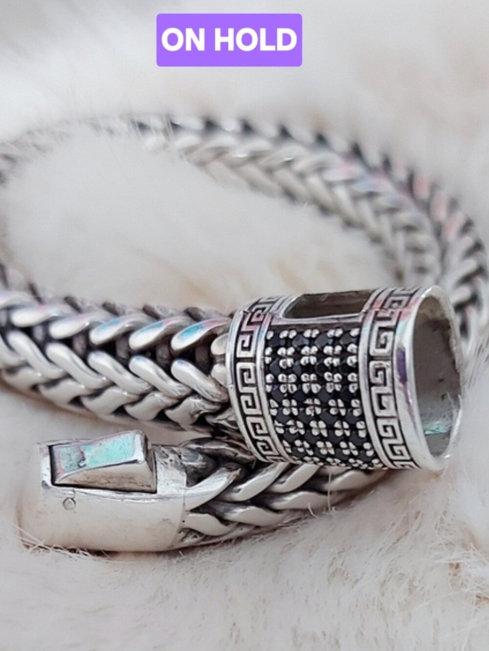 Hand Woven Sterling 925 Silver Bracelet
